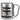 Ich trinke nur an Tagen, die mit G enden, und mittwochs – Karabinerbecher 330 ml – Silber/Silber – Ohne Deckel – Ansicht 1 #farbe_silber-silber
