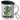 Vinosaurier – Edelstahlbecher 400 ml – Silber – Mit Deckel und Karabiner – Ansicht 1 #farbe_silber