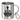 So sieht die beste Professorin der Welt aus! – Edelstahlbecher 400 ml – Silber – Mit Karabiner – Ansicht 1 #farbe_silber