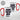 Game, Fokus, Win – Karabinerbecher 330 ml – Weiß/Rot – Ohne Deckel – Ansicht 3 #farbe_weiss-rot