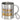 Blutgruppe Bier – Edelstahlbecher 400 ml – Silber – Mit Karabiner – Ansicht 1 #farbe_silber