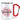 Lieblings-Schwägerin – Karabinerbecher 330 ml – Weiß/Rot – Ohne Deckel – Ansicht 1 #farbe_weiss-rot