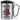 Anti-Stress Tasse für Omas – Karabinerbecher 330 ml – Silber/Silber – Mit Deckel – Ansicht 1 #farbe_silber-silber