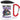 Anti-Stress Tasse für Serienjunkies – Karabinerbecher 330 ml – Weiß/Rot – Mit Deckel – Ansicht 1 #farbe_weiss-rot