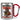 Anti-Stress Tasse für Feuerwehrleute – Karabinerbecher 330 ml – Silber/Rot – Ohne Deckel – Ansicht 1 #farbe_silber-rot