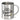 Shhh … there is Prosecco in here – Edelstahlbecher 400 ml – Silber – Ohne Deckel und Karabiner – Ansicht 1 #farbe_silber
