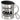 Ruhestand – ich bin jetzt Oma in Vollzeit – Edelstahlbecher 400 ml – Silber – Mit Deckel und Karabiner – Ansicht 1 #farbe_silber
