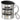 Ich bin Vogelmama, was ist deine Superkraft? – Edelstahlbecher 400 ml – Silber – Mit Deckel und Karabiner – Ansicht 1 #farbe_silber