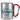 Lieblings-Schwager – Karabinerbecher 330 ml – Silber/Rot – Ohne Deckel – Ansicht 1 #farbe_silber-rot