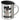 Pew pew, Madafakas – Hasi – Edelstahlbecher 400 ml – Silber – Mit Deckel – Ansicht 1 #farbe_silber