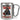 Anti-Stress Tasse für Mechaniker – Karabinerbecher 330 ml – Silber/Silber – Ohne Deckel – Ansicht 1 #farbe_silber-silber