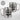 Kein Talent, nur Training – Pixel – Karabinerbecher 330 ml – Silber/Silber – Ohne Deckel – Ansicht 3 #farbe_silber-silber