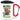 Anti-Stress Tasse für Floristen – Karabinerbecher 330 ml – Weiß/Rot – Mit Deckel – Ansicht 1 #farbe_weiss-rot