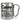 Camping: Die Kunst, auf unbequemste Weise teuer Urlaub zu machen – Karabinerbecher 330 ml – Silber/Silber – Ohne Deckel – Ansicht 1 #farbe_silber-silber
