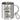 Abenteuer beginnen dort, wo Pläne enden – Edelstahlbecher 400 ml – Silber – Mit Karabiner – Ansicht 1 #farbe_silber