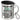Trinkt man Rum aus der Tasse, ist es gesellschaftlich plötzlich akzeptiert – Edelstahlbecher 400 ml – Silber – Mit Deckel und Karabiner – Ansicht 1 #farbe_silber