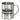 Campingbecher personalisiert mit Namen – Edelstahlbecher 400 ml – Silber – Ohne Deckel und Karabiner – Ansicht 1 #farbe_silber