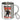 Anti-Stress Tasse für Schiedsrichter – Edelstahlbecher 400 ml – Silber – Mit Karabiner – Ansicht 1 #farbe_silber