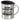 Ich bin Flugbegleiterin, was ist deine Superkraft? – Edelstahlbecher 400 ml – Silber – Mit Deckel – Ansicht 1 #farbe_silber