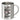 Das Leben ist eine Reise – genieße jede Kurve – Edelstahlbecher 400 ml – Silber – Ohne Deckel und Karabiner – Ansicht 1 #farbe_silber