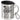 Wie magst du deine Eier? Weich, hart oder gekrault? – Edelstahlbecher 400 ml – Silber – Mit Deckel und Karabiner – Ansicht 1 #farbe_silber