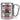 Anti-Stress Tasse für die Prüfungsphase – Karabinerbecher 330 ml – Silber/Silber – Ohne Deckel – Ansicht 1 #farbe_silber-silber