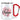 Lieblings-Chefin – Karabinerbecher 330 ml – Weiß/Rot – Ohne Deckel – Ansicht 1 #farbe_weiss-rot