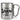 Endlich Schulkind – personalisiert – Karabinerbecher 330 ml – Silber/Silber – Ohne Deckel – Ansicht 1 #farbe_silber-silber