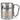 Kaffee, weil es für Spritz zu früh ist – Karabinerbecher 330 ml – Silber/Silber – Ohne Deckel – Ansicht 1 #farbe_silber-silber