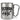 Erzieherin mit Herz – Karabinerbecher 330 ml – Silber/Silber – Ohne Deckel – Ansicht 1 #farbe_silber-silber