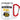 Ich bin eine Azubine – Karabinerbecher 330 ml – Weiß/Rot – Ohne Deckel – Ansicht 1 #farbe_weiss-rot