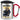 Anti-Stress Tasse für die Nachtschicht – Karabinerbecher 330 ml – Silber/Rot – Mit Deckel – Ansicht 1 #farbe_silber-rot