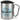 Lieblings-Mitarbeiter – Karabinerbecher 330 ml – Silber/Silber – Mit Deckel – Ansicht 1 #farbe_silber-silber