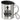 So sieht der beste Hausmeister der Welt aus! – Edelstahlbecher 400 ml – Silber – Mit Deckel und Karabiner – Ansicht 1 #farbe_silber