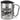Herrchens Trinknapf – Karabinerbecher 330 ml – Silber/Silber – Mit Deckel – Ansicht 1 #farbe_silber-silber