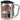 So viele Idioten und nur eine Sense – Karabinerbecher 330 ml – Silber/Silber – Mit Deckel – Ansicht 1 #farbe_silber-silber
