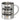 Ich bin Postbotin, was ist deine Superkraft? – Edelstahlbecher 400 ml – Silber – Ohne Deckel und Karabiner – Ansicht 1 #farbe_silber