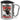 Anti-Stress Tasse für Handballer – Karabinerbecher 330 ml – Silber/Silber – Mit Deckel – Ansicht 1 #farbe_silber-silber