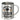 Bundesinstitut für leckeres Käffchen – Edelstahlbecher 400 ml – Silber – Ohne Deckel und Karabiner – Ansicht 1 #farbe_silber