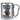 Anti-Stress Tasse für Schwimmer – Karabinerbecher 330 ml – Silber/Silber – Ohne Deckel – Ansicht 1 #farbe_silber-silber