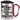 Wer mich nicht mag, muss wohl noch ein bisschen an sich arbeiten – Karabinerbecher 330 ml – Silber/Rot – Mit Deckel – Ansicht 1 #farbe_silber-rot