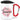 Lieblings-Trainerin – Karabinerbecher 330 ml – Weiß/Rot – Mit Deckel – Ansicht 1 #farbe_weiss-rot