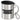 Ich arbeite nur hier, damit ich mir mehr Wein kaufen kann – Edelstahlbecher 400 ml – Silber – Mit Deckel und Karabiner – Ansicht 1 #farbe_silber