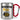 Ich bin eine Azubine – Karabinerbecher 330 ml – Silber/Rot – Ohne Deckel – Ansicht 1 #farbe_silber-rot
