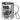 Dieser Moment, wenn du realisierst, dass du eigentlich auf der Arbeit lebst – Edelstahlbecher 400 ml – Silber – Mit Karabiner – Ansicht 1 #farbe_silber