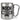 Nur noch ein Match – Karabinerbecher 330 ml – Silber/Silber – Ohne Deckel – Ansicht 1 #farbe_silber-silber