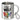 Die Welt ist bunt – Edelstahlbecher 400 ml – Silber – Mit Karabiner – Ansicht 1 #farbe_silber