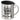 Endlich Schulkind für Mädchen – personalisiert – Edelstahlbecher 400 ml – Silber – Mit Deckel – Ansicht 1 #farbe_silber