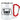 Gamer aus Leidenschaft, nicht aus Mode – Karabinerbecher 330 ml – Weiß/Rot – Ohne Deckel – Ansicht 1 #farbe_weiss-rot