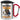 Anti-Stress Tasse für Ingenieure – Karabinerbecher 330 ml – Silber/Rot – Mit Deckel – Ansicht 1 #farbe_silber-rot